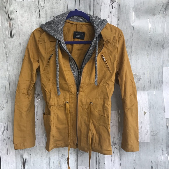 WOMENS UTILITY JACKET MUSTARD - Picture 5 of 6